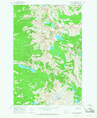 MOUNT CALOWAHCAN, MT HISTORICAL MAP GEOP
