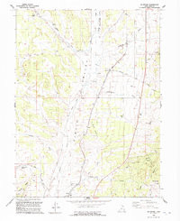 MCINTYRE, UT HISTORICAL MAP GEOPDF 7.5X7