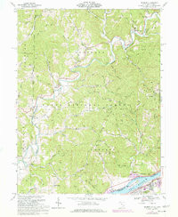 BELMONT, WV-OH HISTORICAL MAP GEOPDF 7.5
