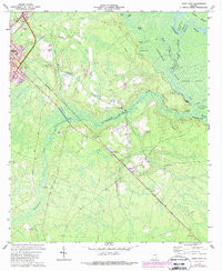 JESUP EAST, GA HISTORICAL MAP GEOPDF 7.5