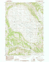LITTLE BUFFALO BASIN, WY HISTORICAL MAP