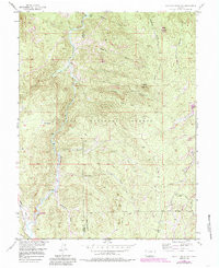 HACKETT MOUNTAIN, CO HISTORICAL MAP GEOP