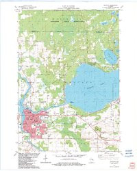 SHAWANO, WI HISTORICAL MAP GEOPDF 7.5X7.