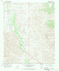WIKIEUP, AZ HISTORICAL MAP GEOPDF 7.5X7.