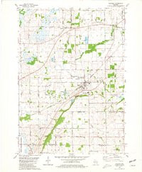 OAKFIELD, WI HISTORICAL MAP GEOPDF 7.5X7