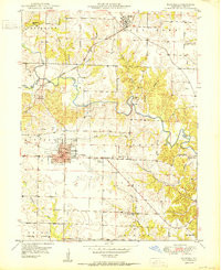 KAHOKA, MO HISTORICAL MAP GEOPDF 7.5X7.5