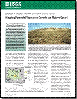 MAPPING PERENNIAL VEGETATION MOJAVE DES