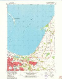 GREEN BAY EAST, WI HISTORICAL MAP GEOPDF