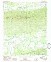 BLUFFTON, AR HISTORICAL MAP GEOPDF 7.5X7
