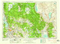 KLAMATH FALLS, OR-CA HISTORICAL MAP GEOP