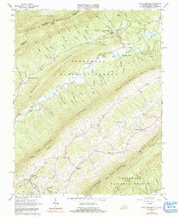 CRAIG SPRINGS, VA-WV HISTORICAL MAP GEOP