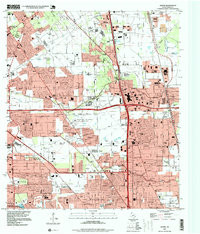 ALDINE, TX HISTORICAL MAP GEOPDF 7.5X7.5