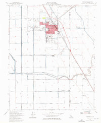 CORCORAN, CA HISTORICAL MAP GEOPDF 7.5X7
