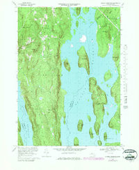 QUABBIN RESERVOIR, MA HISTORICAL MAP GEO
