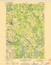 FREDERIC, WI HISTORICAL MAP GEOPDF 15X15