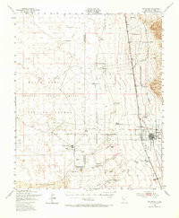 TULAROSA, NM HISTORICAL MAP GEOPDF 15X15