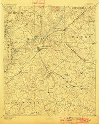 GAINESVILLE, GA HISTORICAL MAP GEOPDF 30