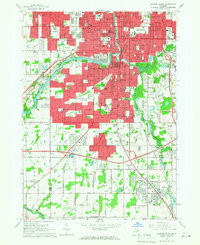 LANSING SOUTH, MI HISTORICAL MAP GEOPDF