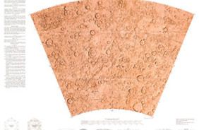 SHADED RELIEF MOSAIC ERIDINIA QUAD MARS