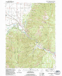 SPANISH FORK PEAK, UT HISTORICAL MAP GEO