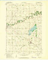 WOOD LAKE, MN HISTORICAL MAP GEOPDF 7.5X