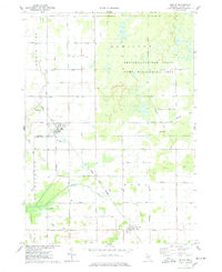 ASHLEY, MI HISTORICAL MAP GEOPDF 7.5X7.5