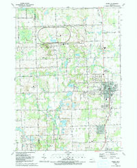 ROMEO, MI HISTORICAL MAP GEOPDF 7.5X7.5
