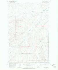 HOODOO HILL, MT HISTORICAL MAP GEOPDF 7.