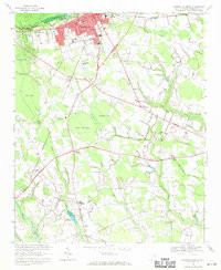 HARTSVILLE SOUTH, SC HISTORICAL MAP GEOP