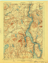 BUCKSPORT, ME HISTORICAL MAP GEOPDF 15X1