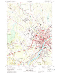 BANGOR, ME HISTORICAL MAP GEOPDF 7.5X7.5