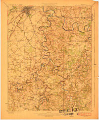 BOWLING GREEN, KY HISTORICAL MAP GEOPDF