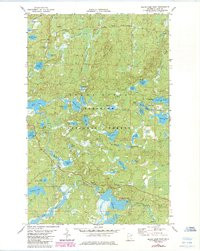 SLATE LAKE EAST, MN HISTORICAL MAP GEOPD