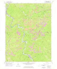 SYLVESTER, WV HISTORICAL MAP GEOPDF 7.5X