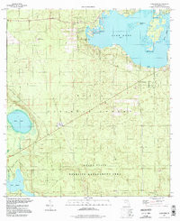 LAKE KERR, FL HISTORICAL MAP GEOPDF 7.5X