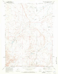 SOUTH BARREL SPRING, WY HISTORICAL MAP G