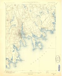 FAIRHAVEN, MA HISTORICAL MAP GEOPDF 15X1