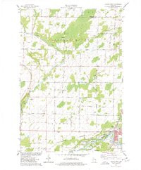 OCONTO WEST, WI HISTORICAL MAP GEOPDF 7.