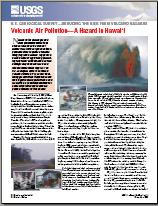 VOLCANIC AIR POLLUTION, HAWAII, HI