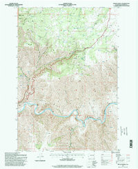 FIELDS SPRING, WA HISTORICAL MAP GEOPDF
