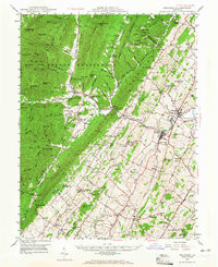 BROADWAY, VA HISTORICAL MAP GEOPDF 15X15