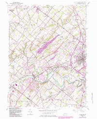 DOYLESTOWN, PA HISTORICAL MAP GEOPDF 7.5