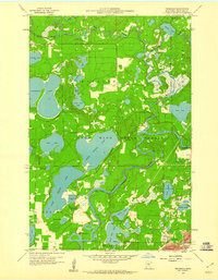 TROMMALD, MN HISTORICAL MAP GEOPDF 7.5X7