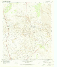 VESRUE, TX HISTORICAL MAP GEOPDF 7.5X7.5