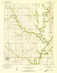 UDALL, KS HISTORICAL MAP GEOPDF 7.5X7.5
