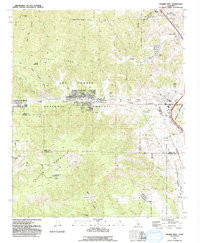 FRAZIER MOUNTAIN, CA HISTORICAL MAP GEOP