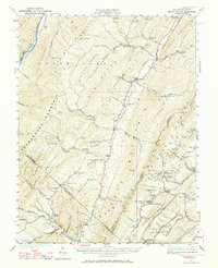ORKNEY SPRINGS, WV-VA HISTORICAL MAP GEO
