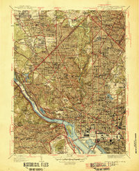 WASHINGTON WEST, DC-MD-VA HISTORICAL MAP