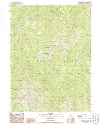 SHOEINHORSE MOUNTAIN, CA HISTORICAL MAP