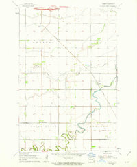 DURBIN, ND HISTORICAL MAP GEOPDF 7.5X7.5